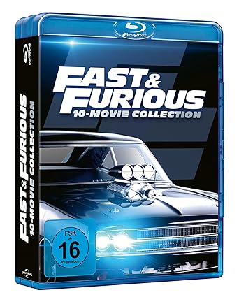 Fast & Furious 10-Movie-Collection Blu-ray: Ultimativer Adrenalin-Kick für Zuhause