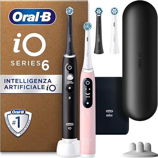 Strahlendes Lächeln mit der Oral-B iO Series 6 Plus Edition Doppelpack Elektrische Zahnbürste