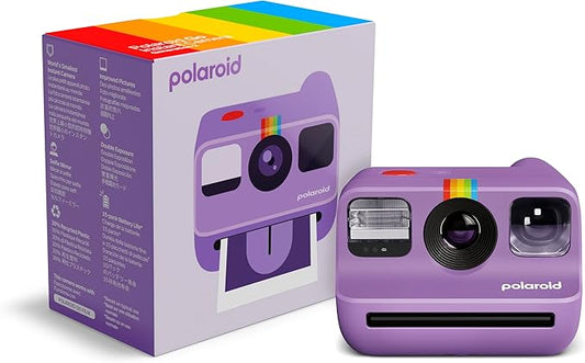 Entdecke die Welt der Sofortbilder mit der Polaroid Go Generation 2 – Mini-Sofortbildkamera in Lila