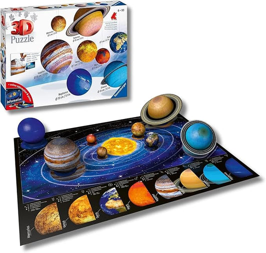 Faszinierendes Weltraumabenteuer: Das Ravensburger 3D Puzzle Planetensystem 11668 – Planeten als 3D Puzzlebälle