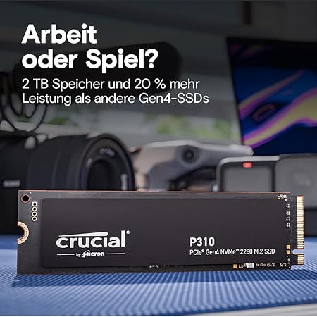 Die Crucial P310 SSD 1TB: Geschwindigkeit der nächsten Generation